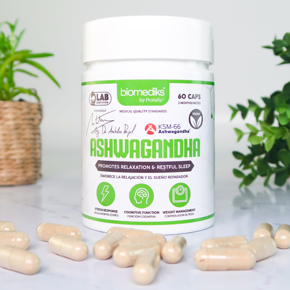 Ashwagandha KSM66 600mg - 60 Capsules - By Dr. Antelm Pujol