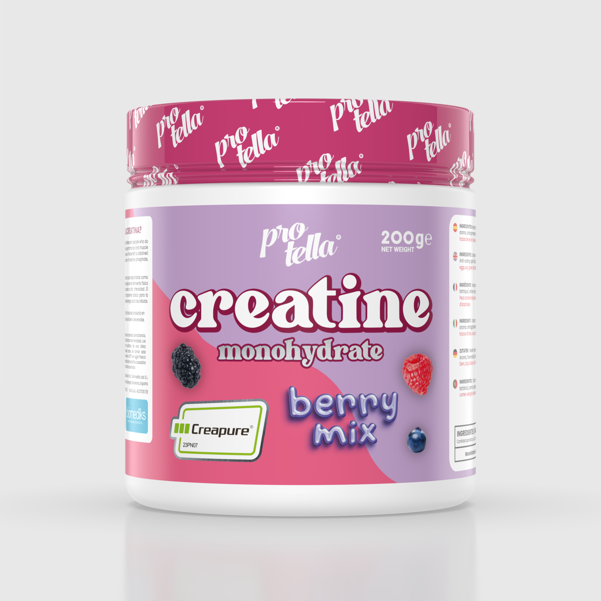 Creatina Creapure®  Berry Mix 200g
