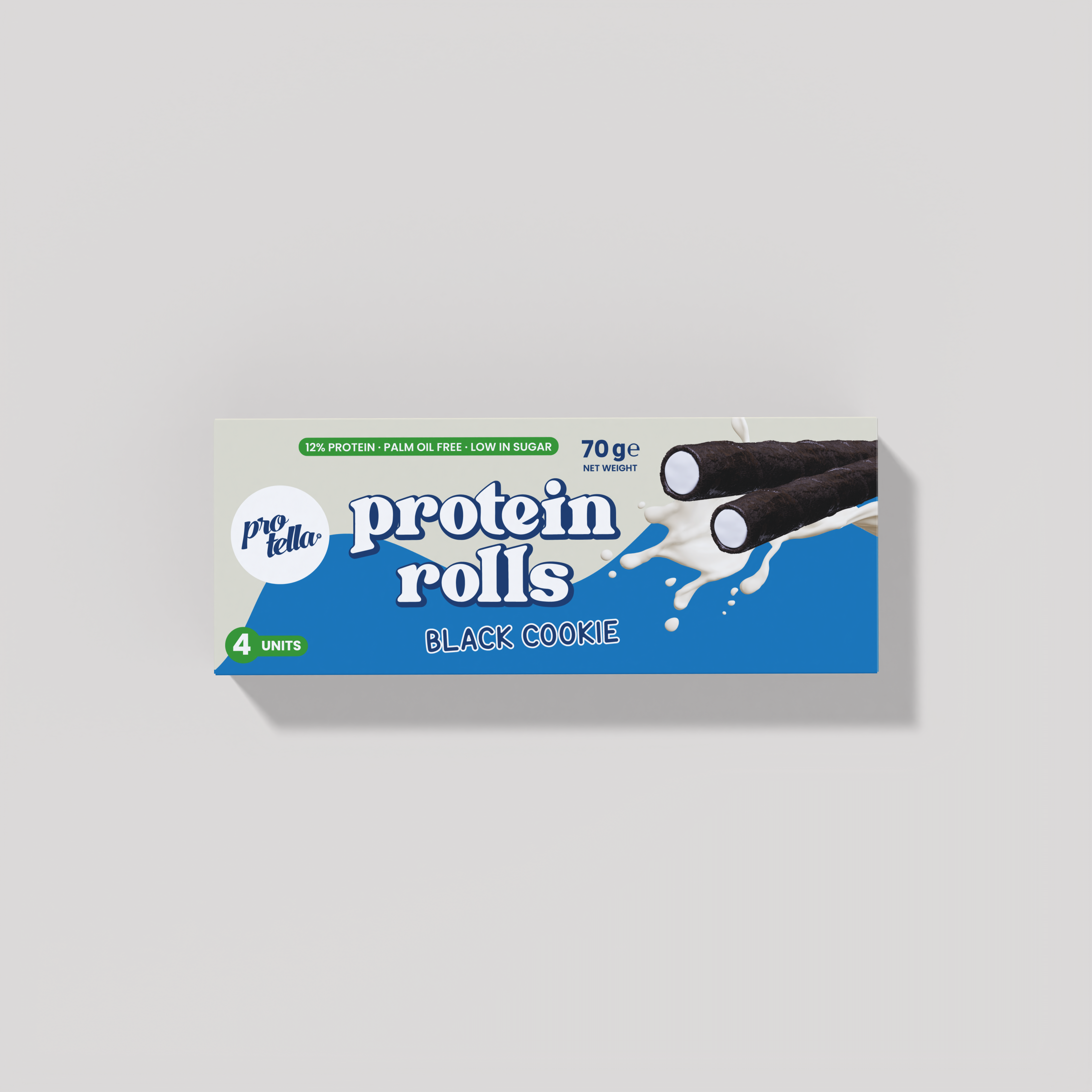 Protein Rolls Black Cookies 70g