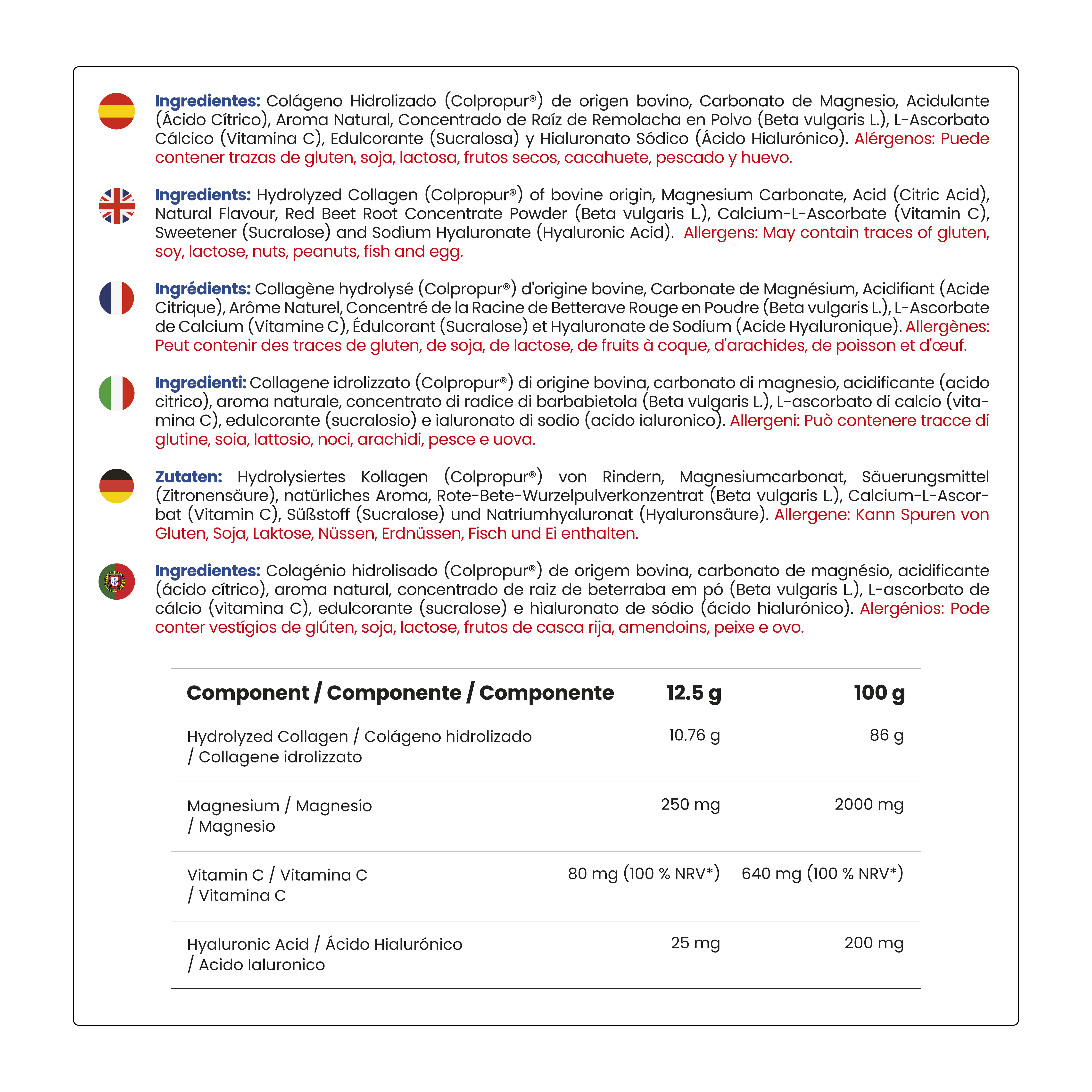 Colágeno Hidrolizado Colpropur D® Sandía 180g