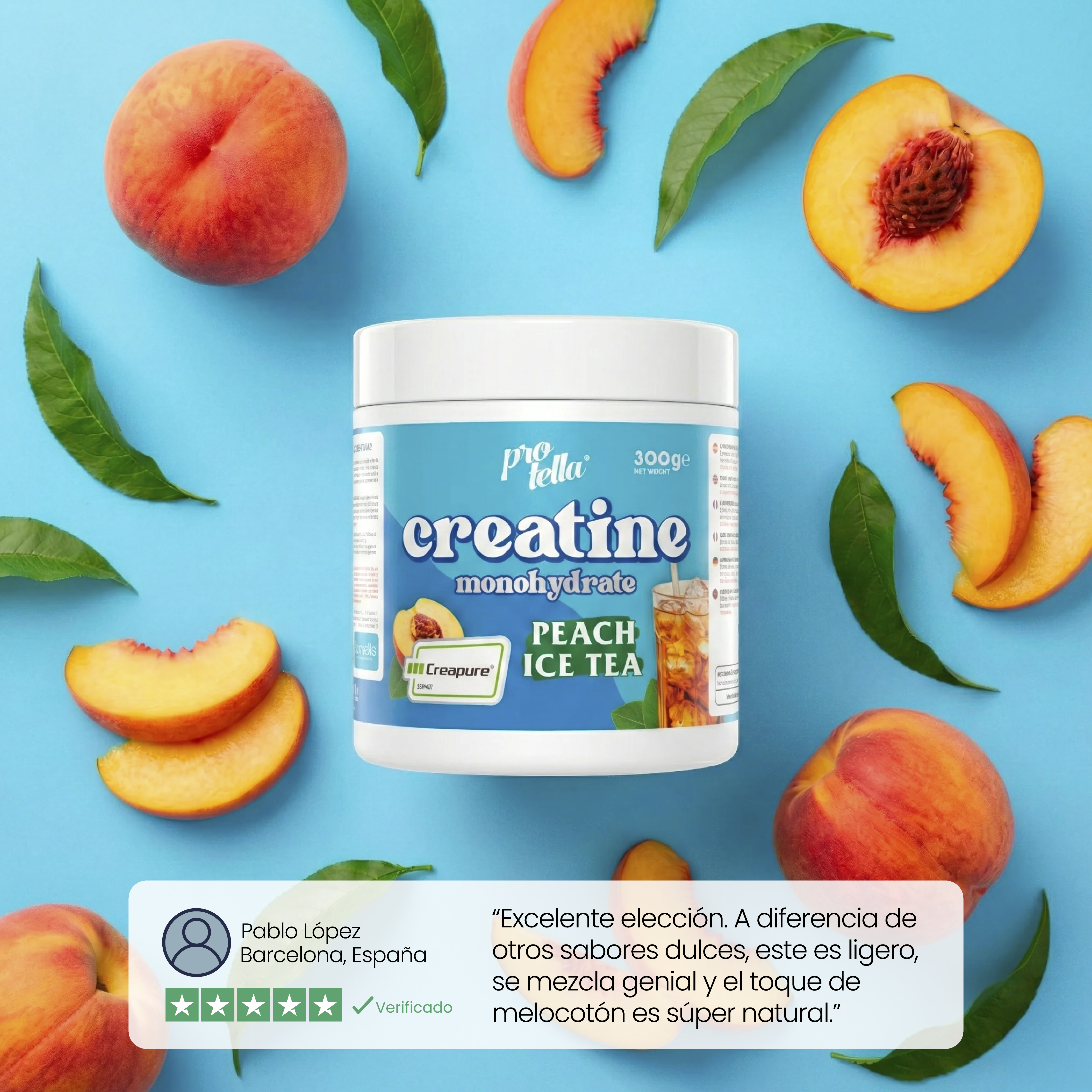Creatina Creapure® Peach Ice Tea 200g