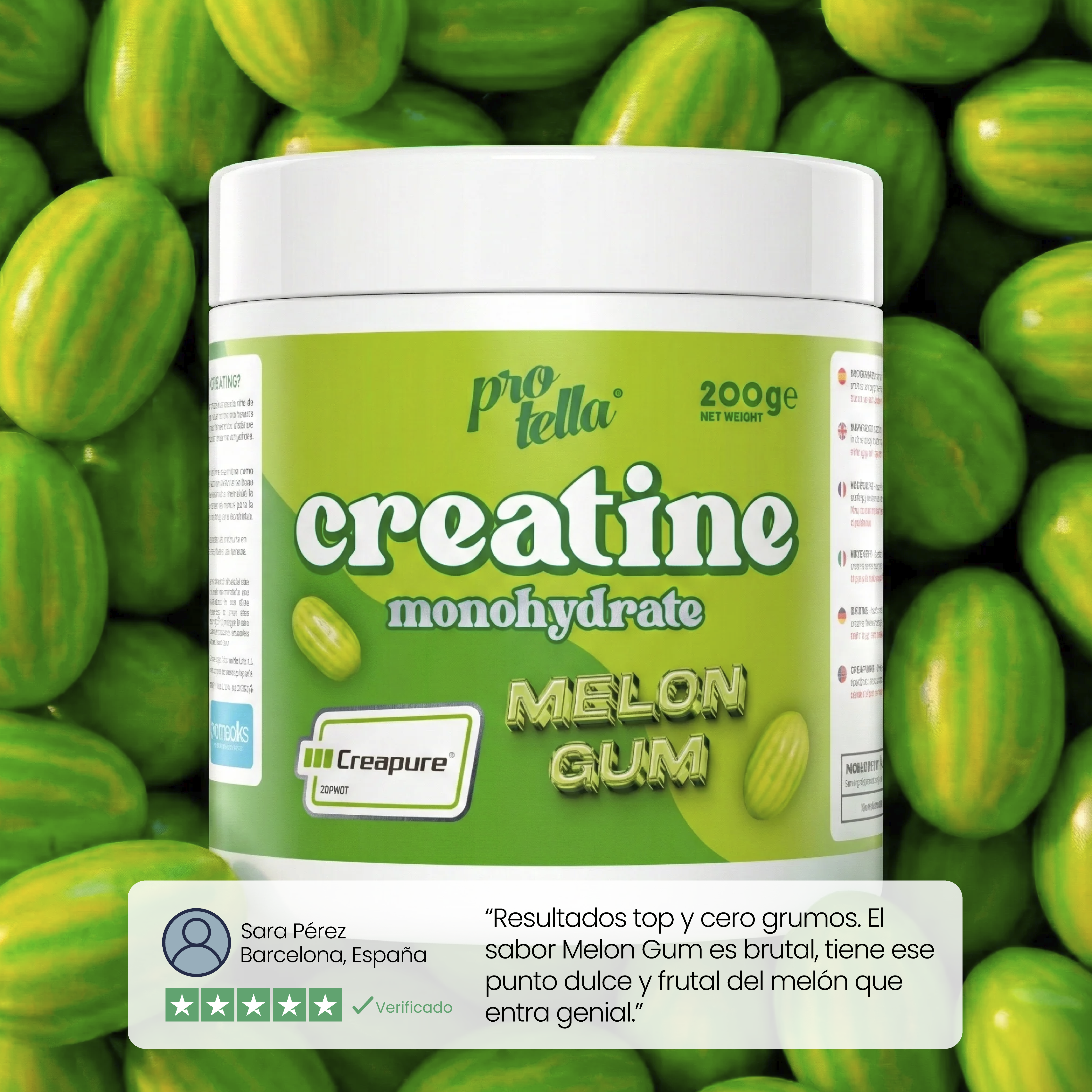Creatina Creapure® Melon Gum 200g