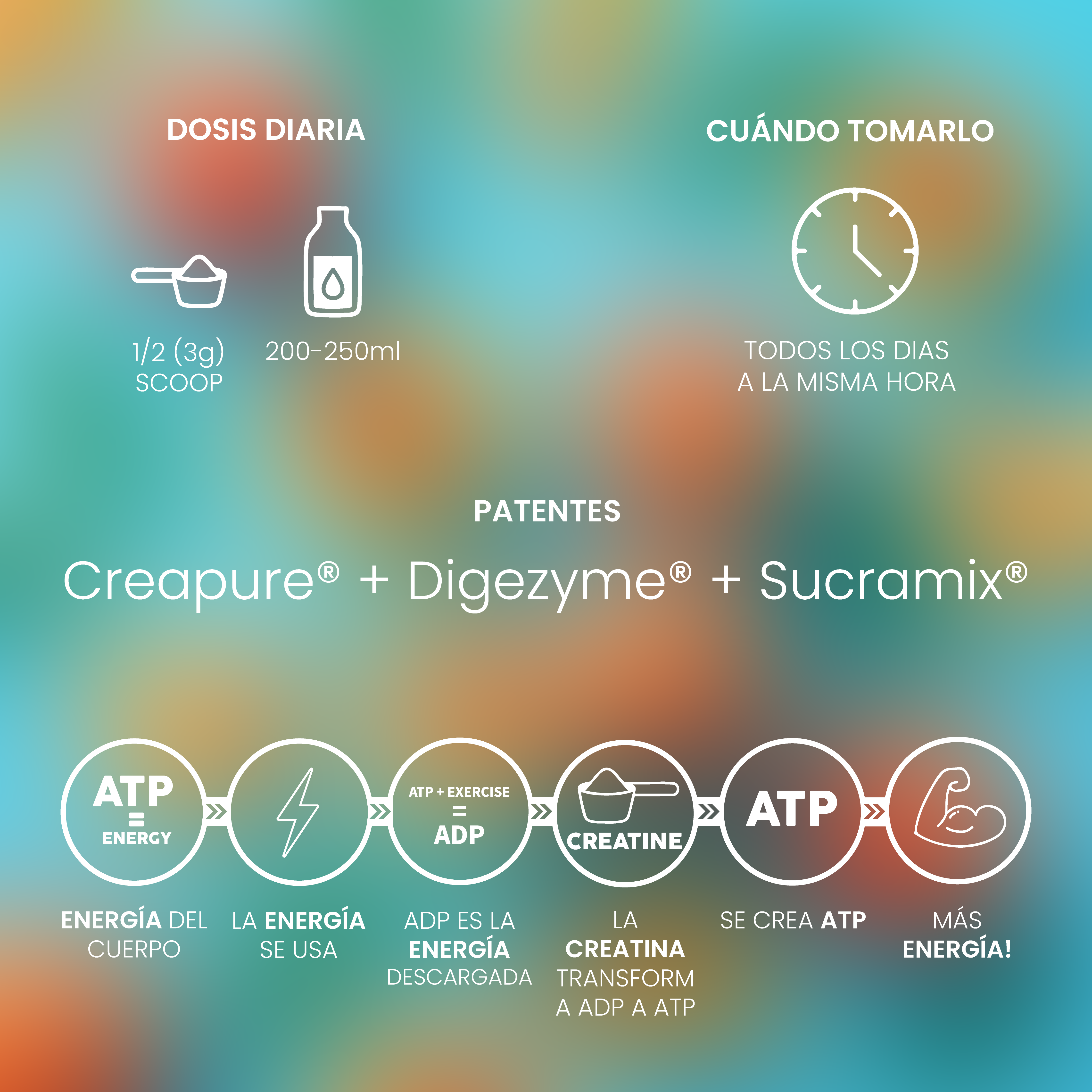 Creatina Creapure® Peach Ice Tea 200g