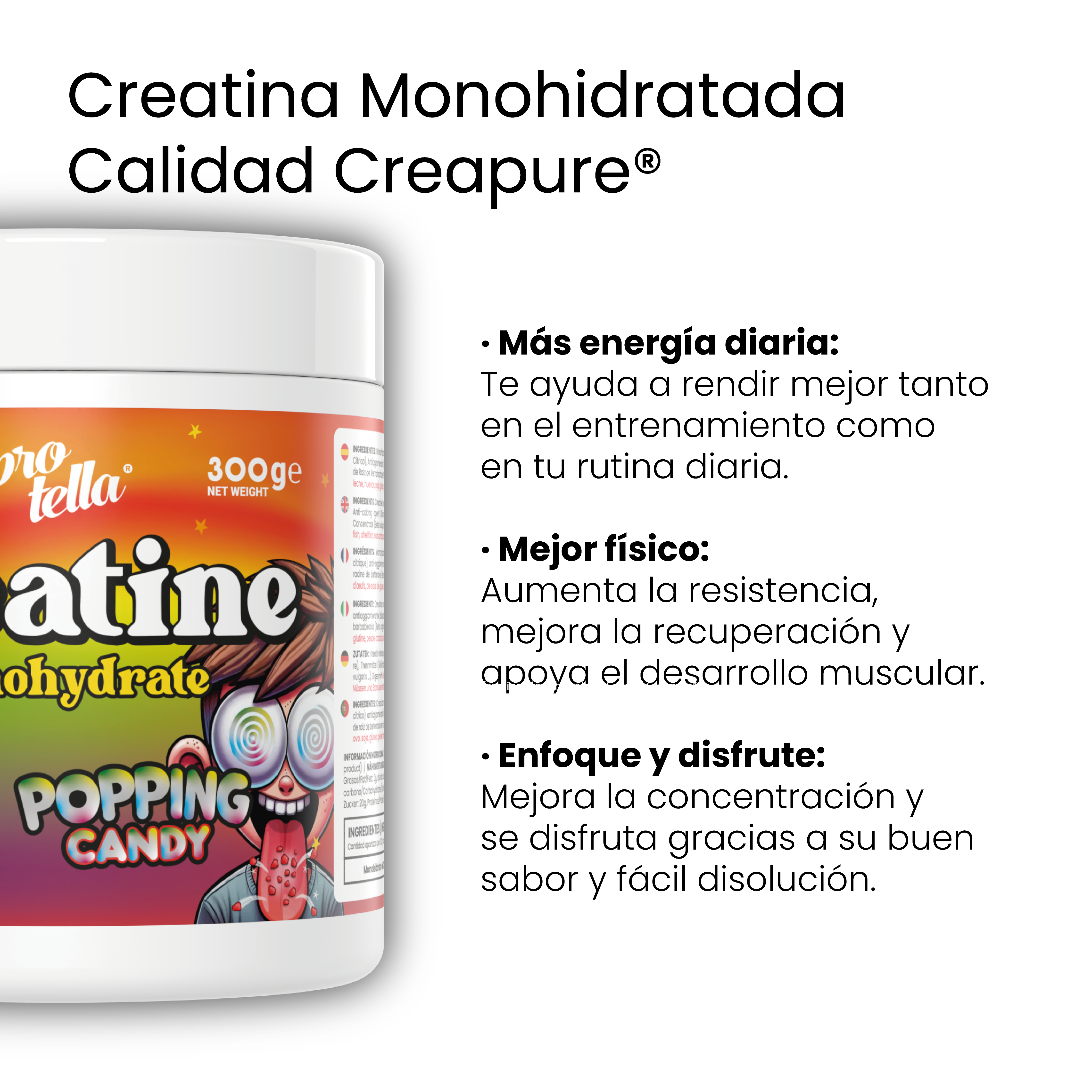 Creatina Popping Candy