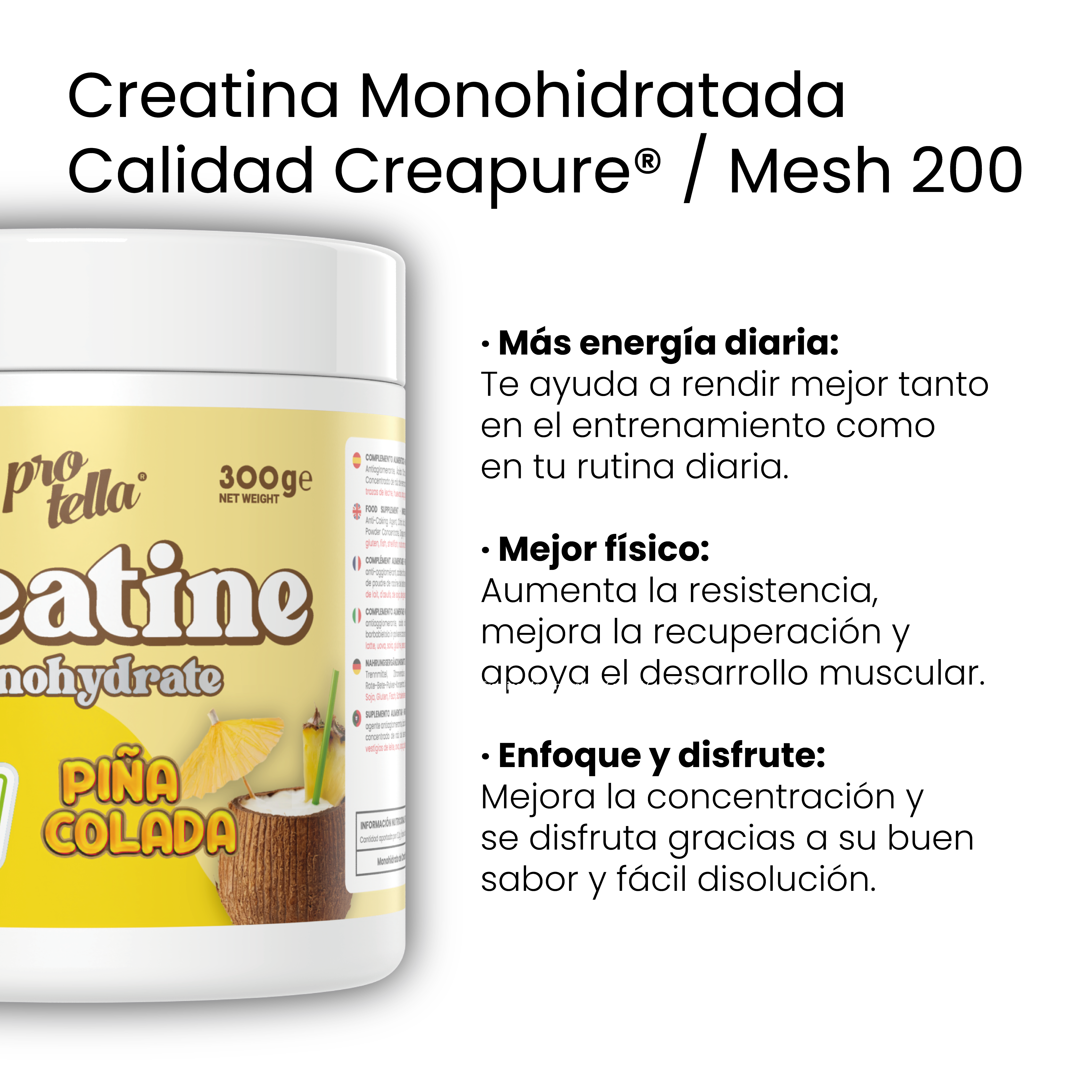 Creatina Piña Colada