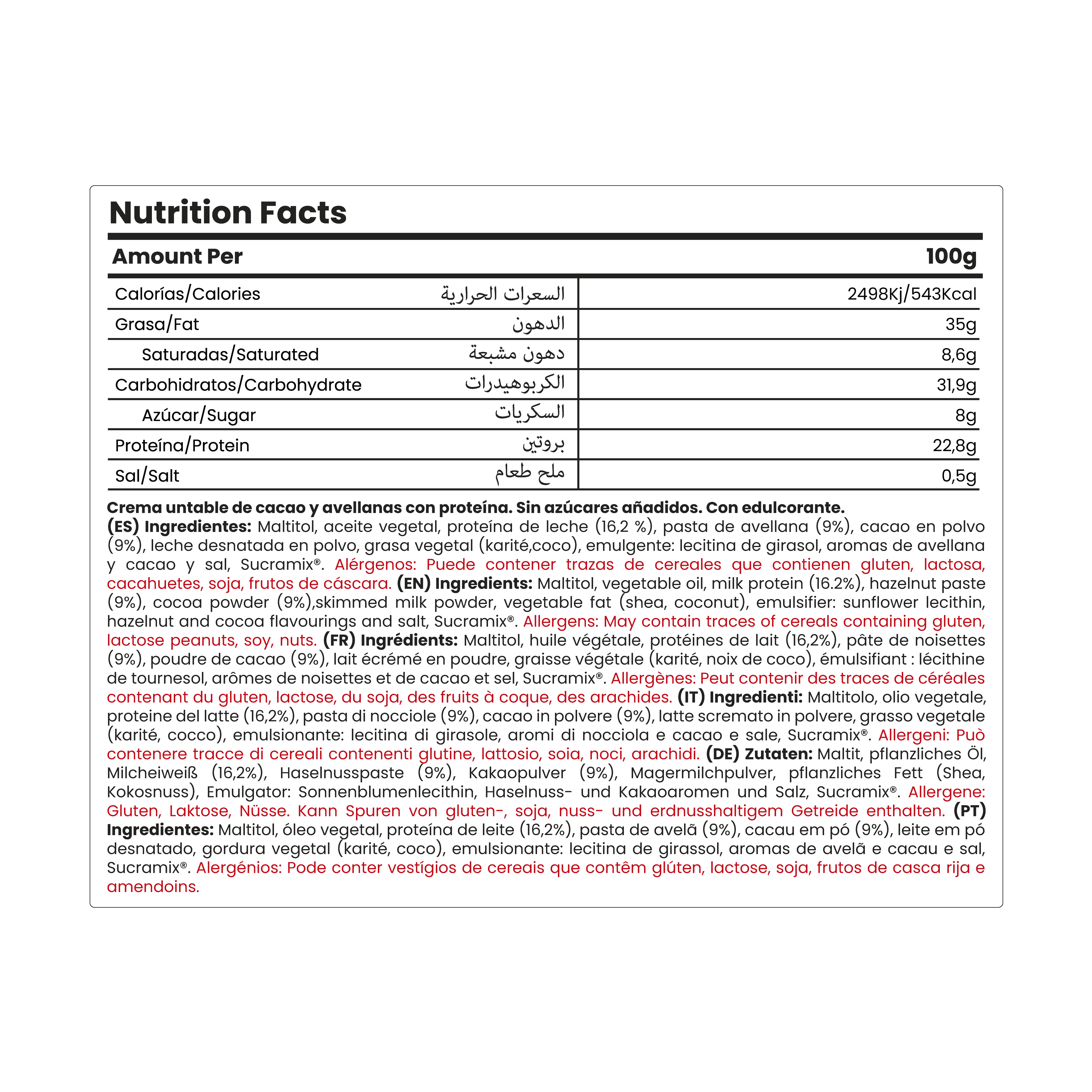 Protella® Choco Hazelnut 250g