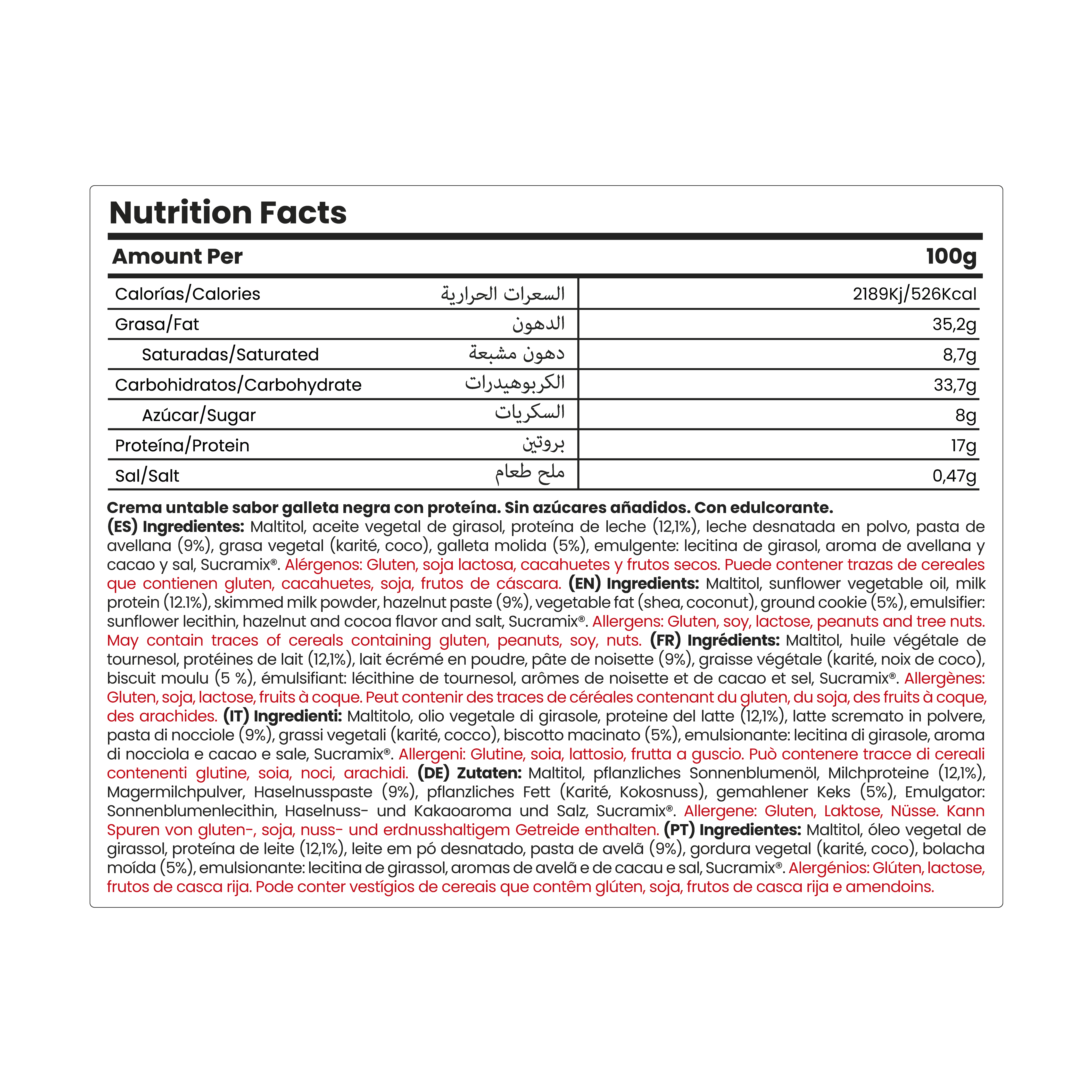 Protella® Black Cookie 200g