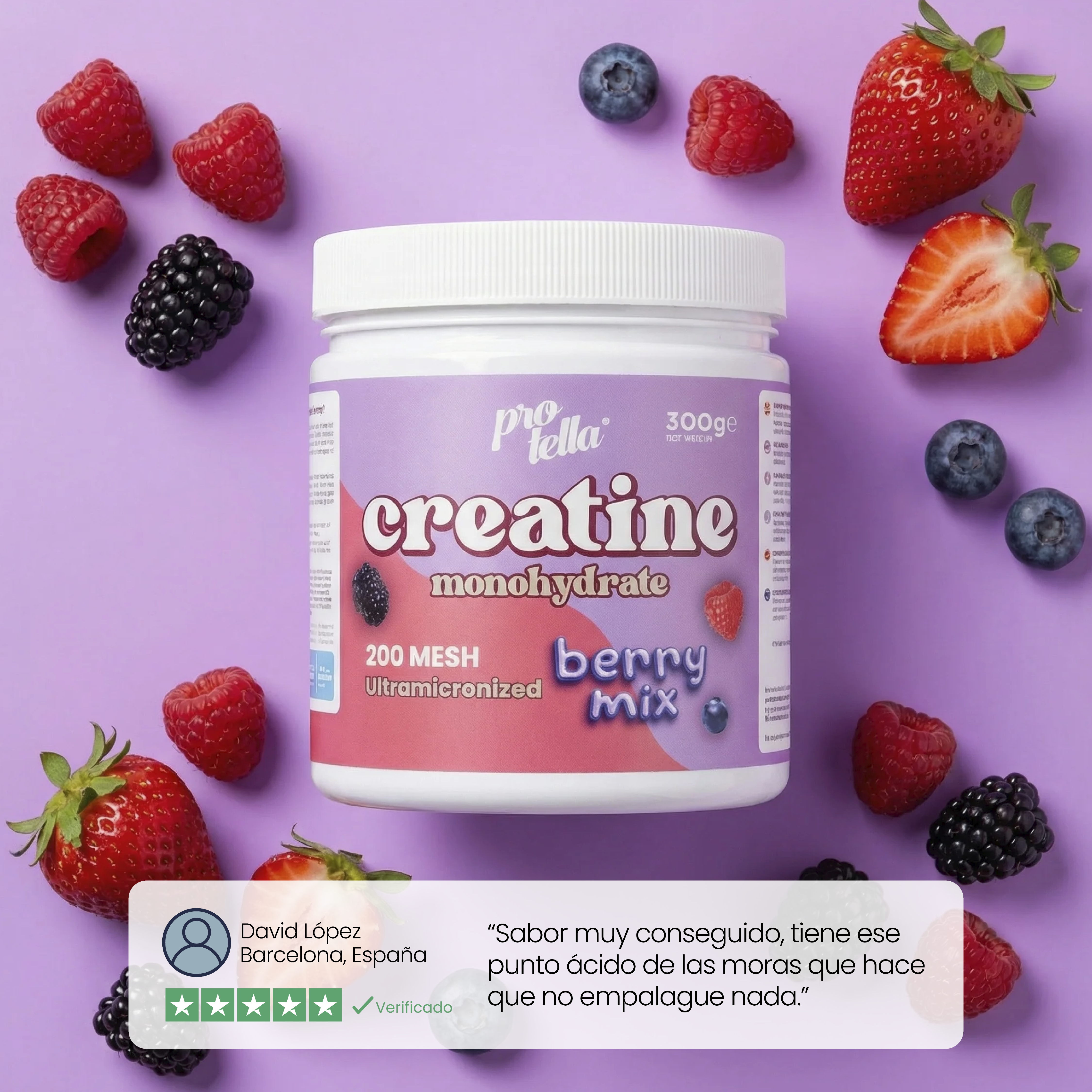 Creatina Mesh 200 Berry Mix 300g