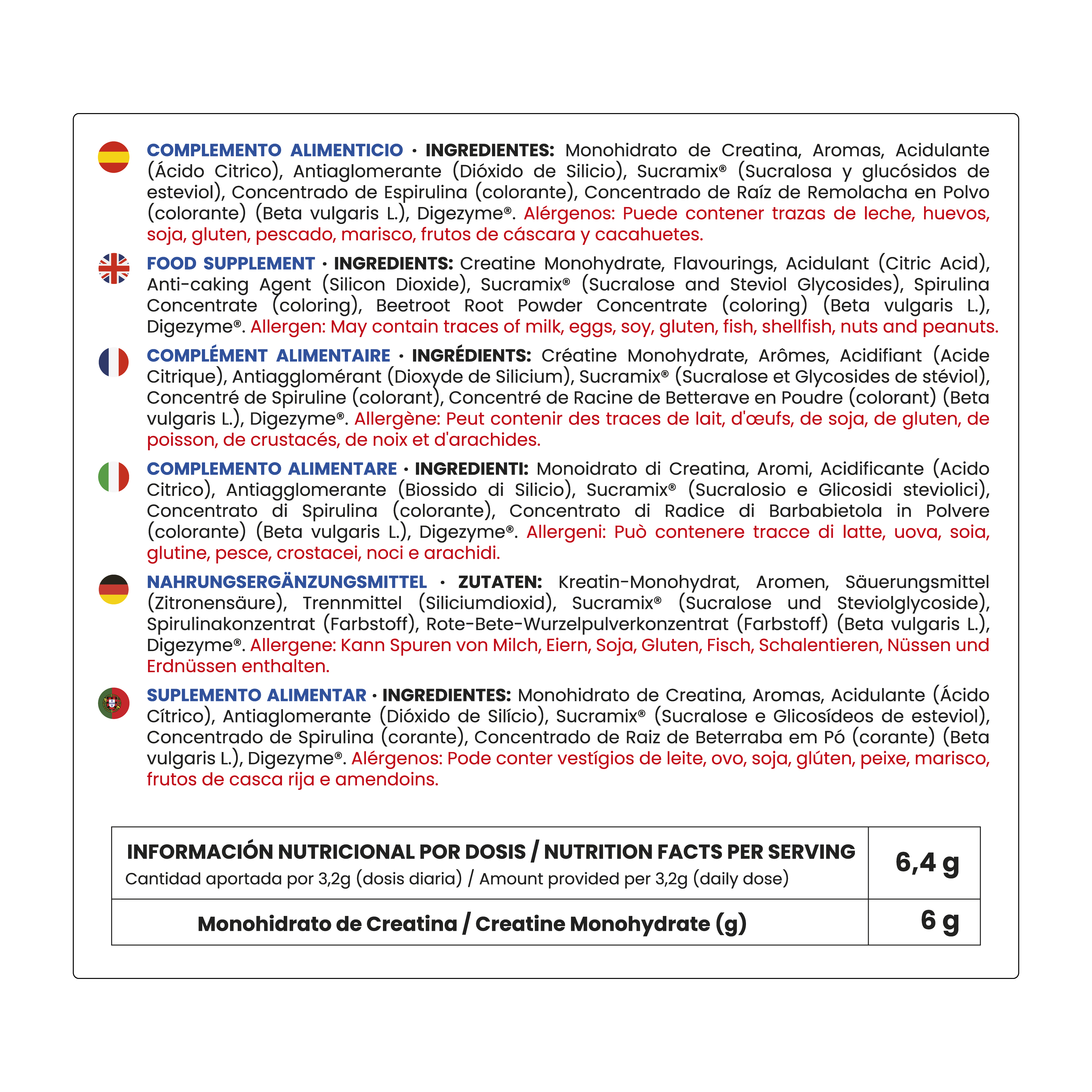 Creatina Mesh 200 Lollipop 300g