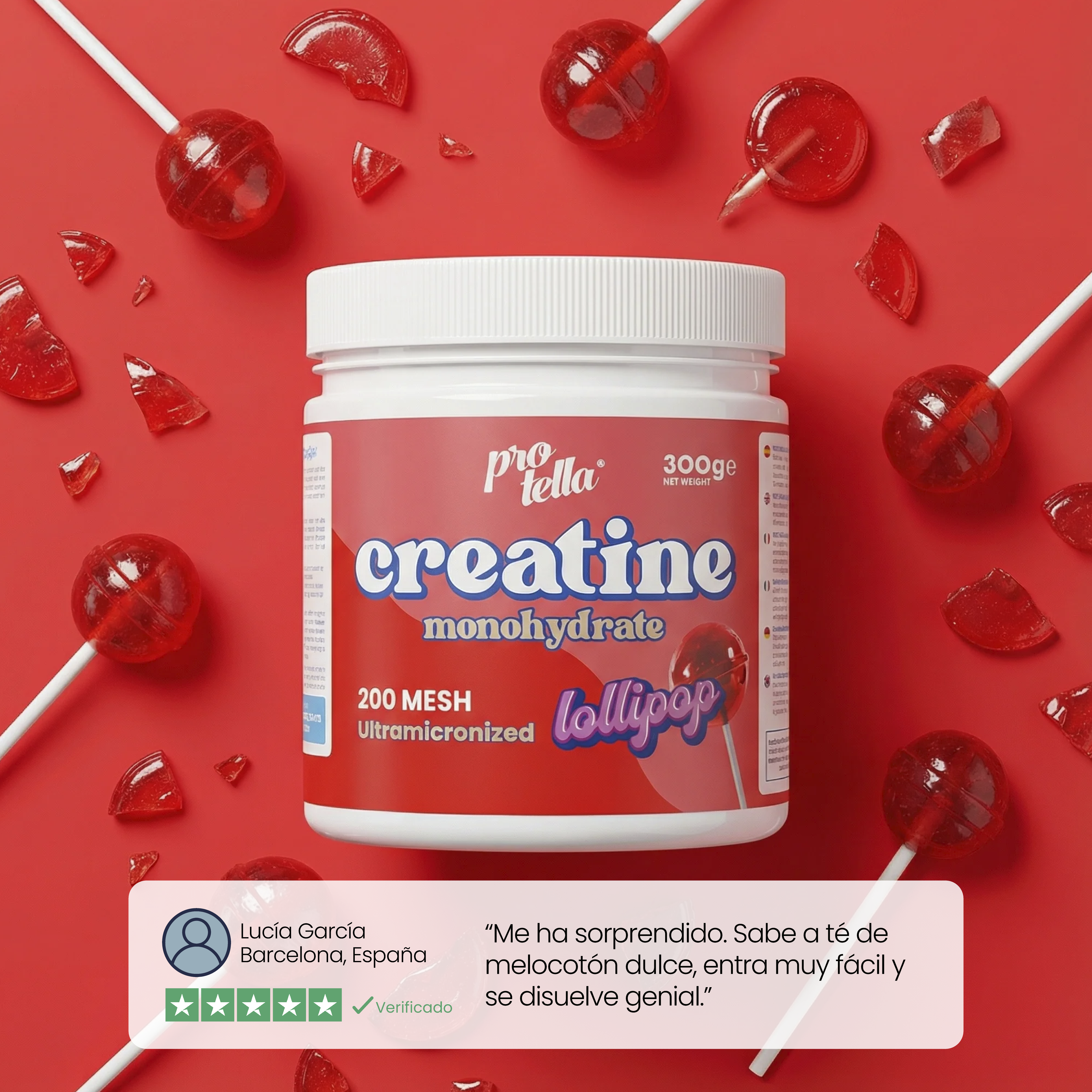 Creatina Mesh 200 Lollipop 300g