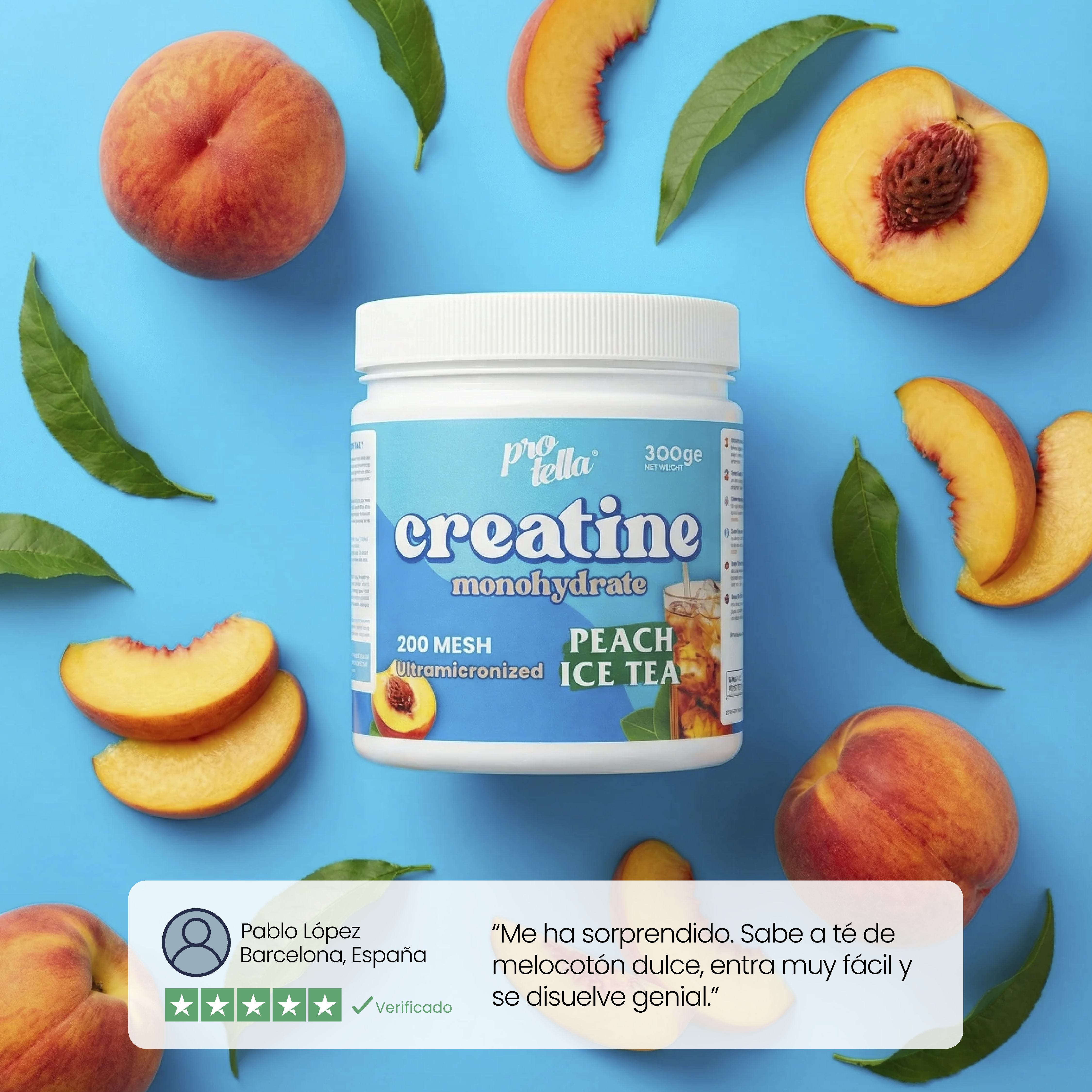 Creatina Mesh 200 Ice Tea Peach 300g