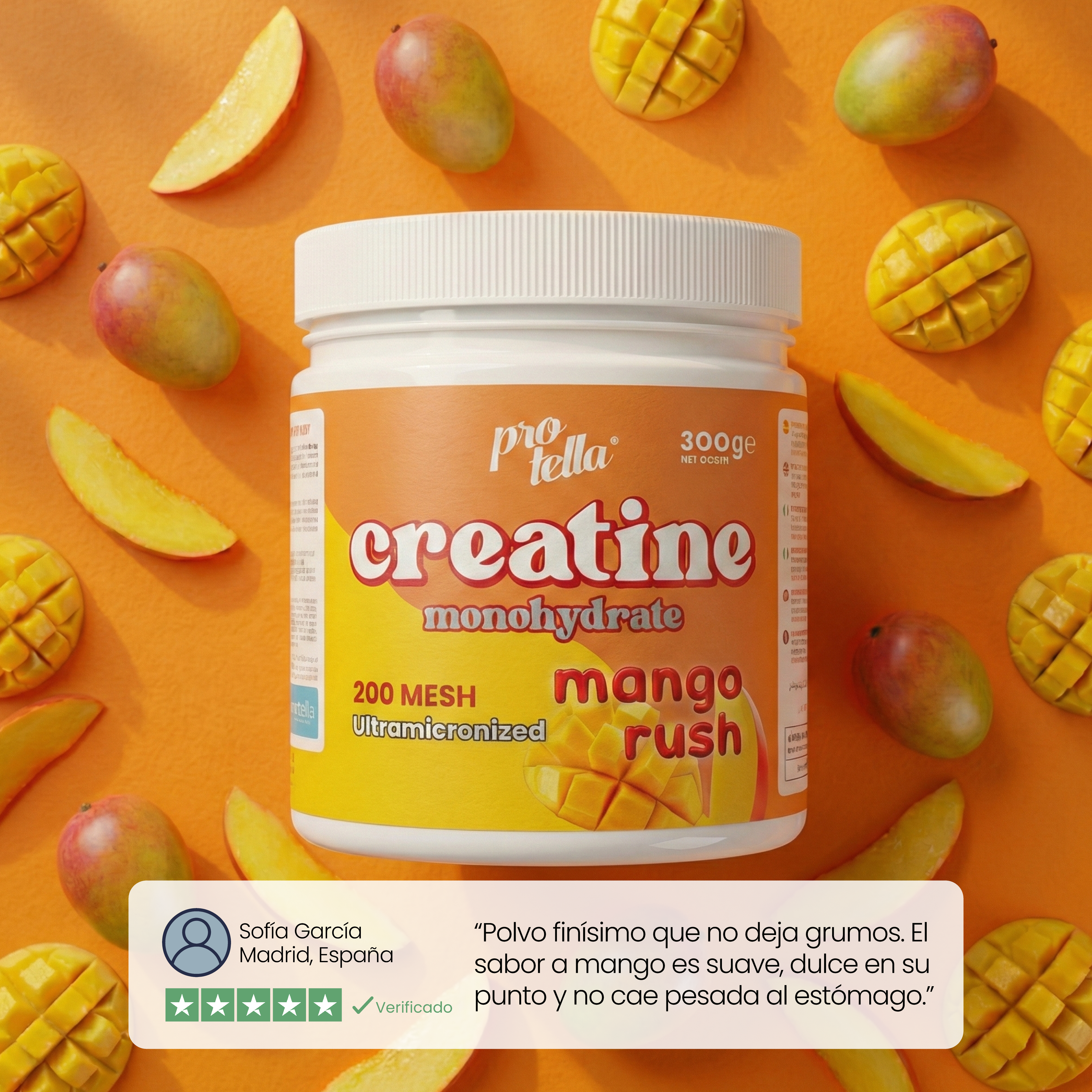 Creatina Mesh 200 Mango Rush 300g