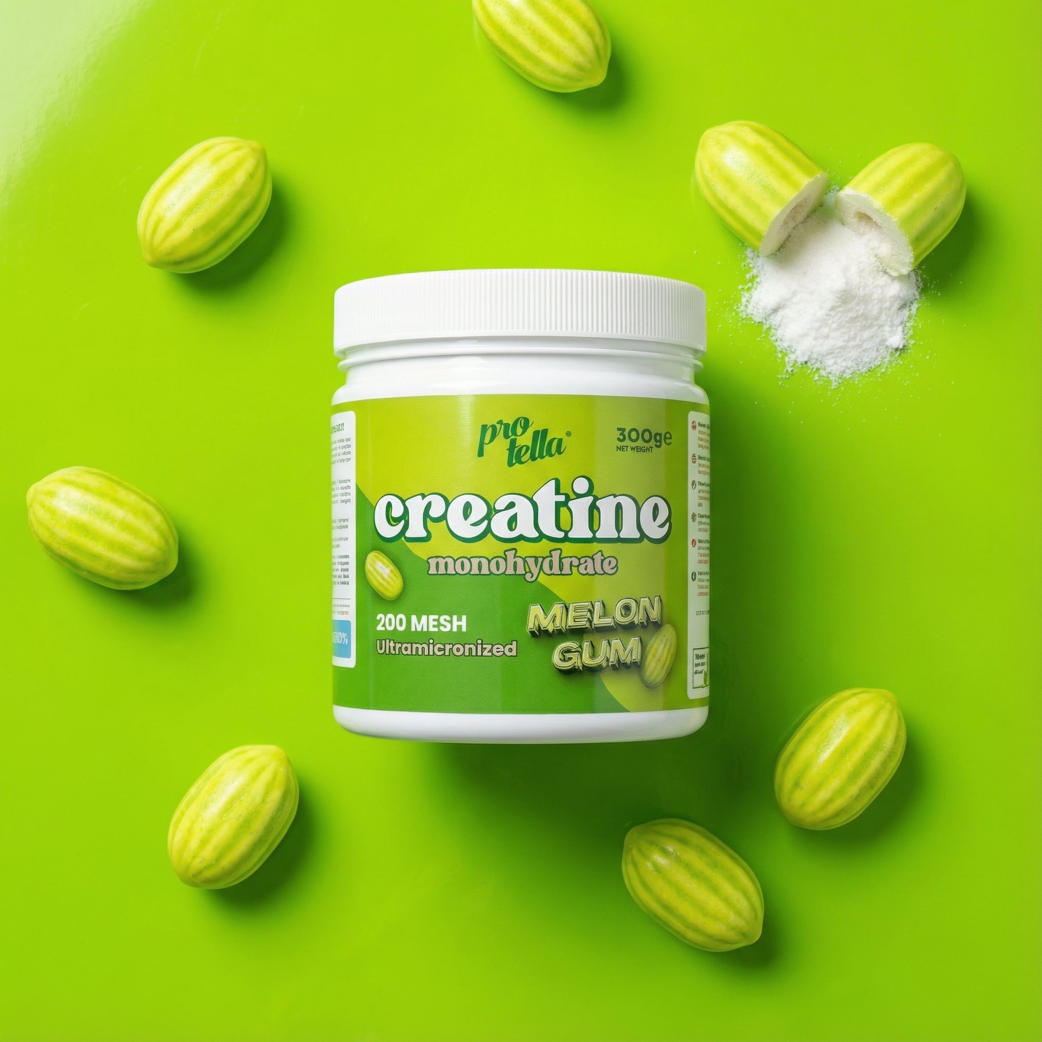 Creatina Mesh 200 Melon Gum 300g