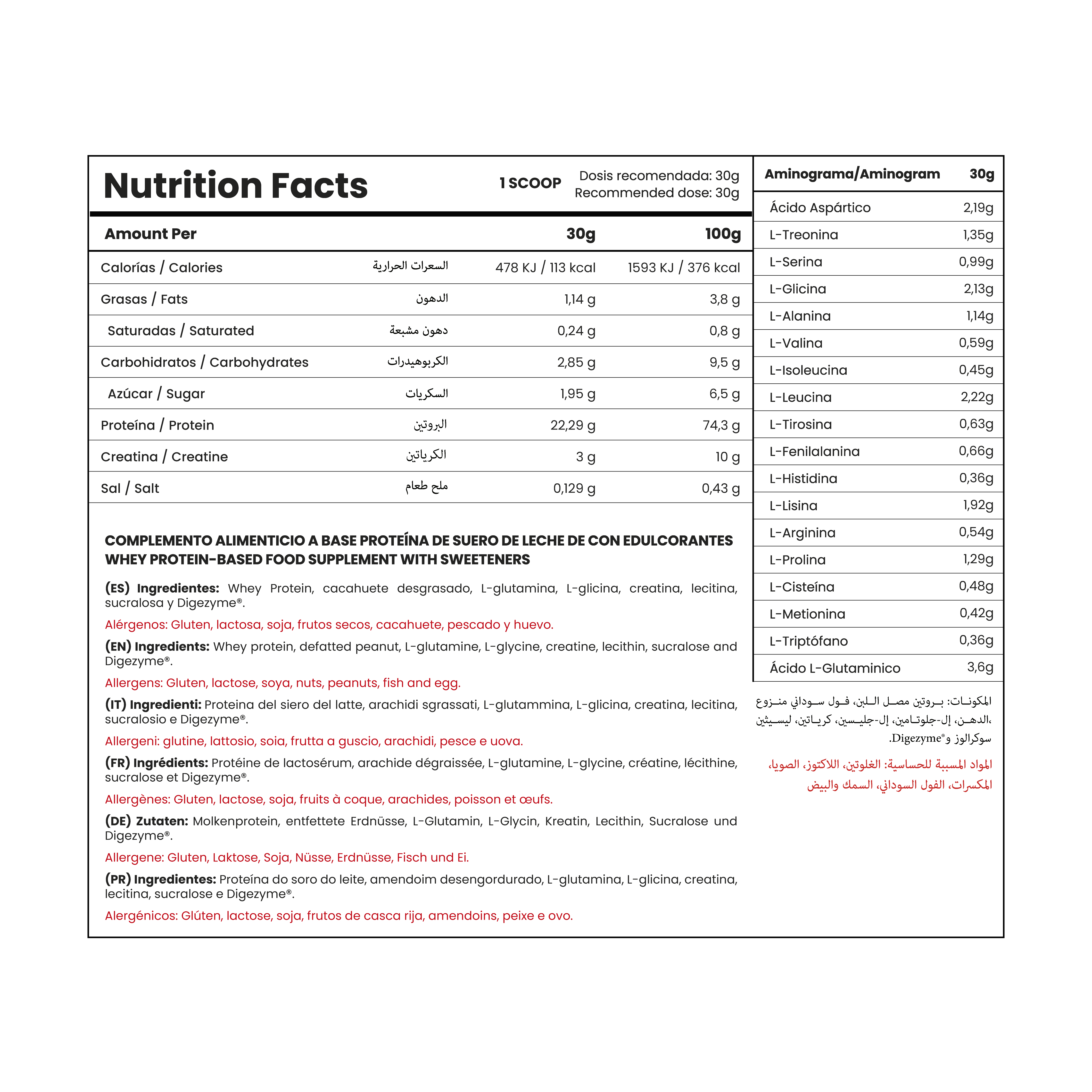 Whey Protein Peanut 1kg