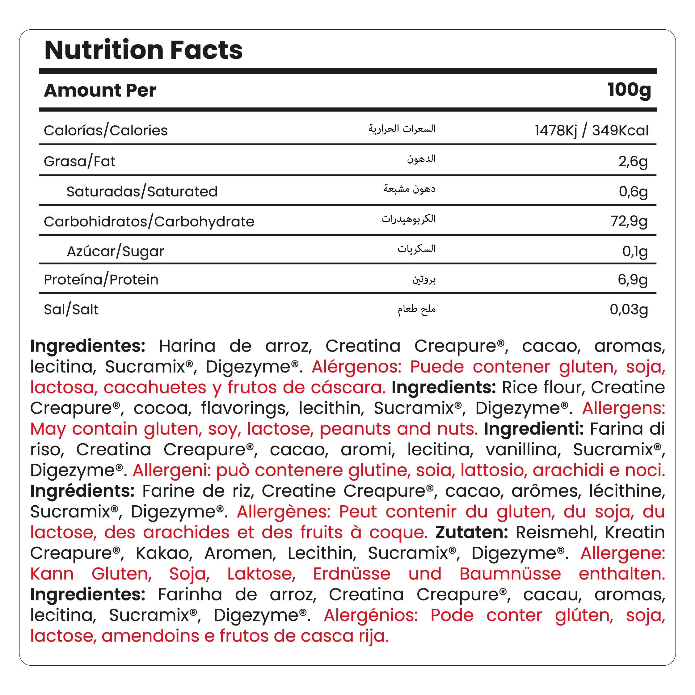 Rice Cream Choco Latte 500g