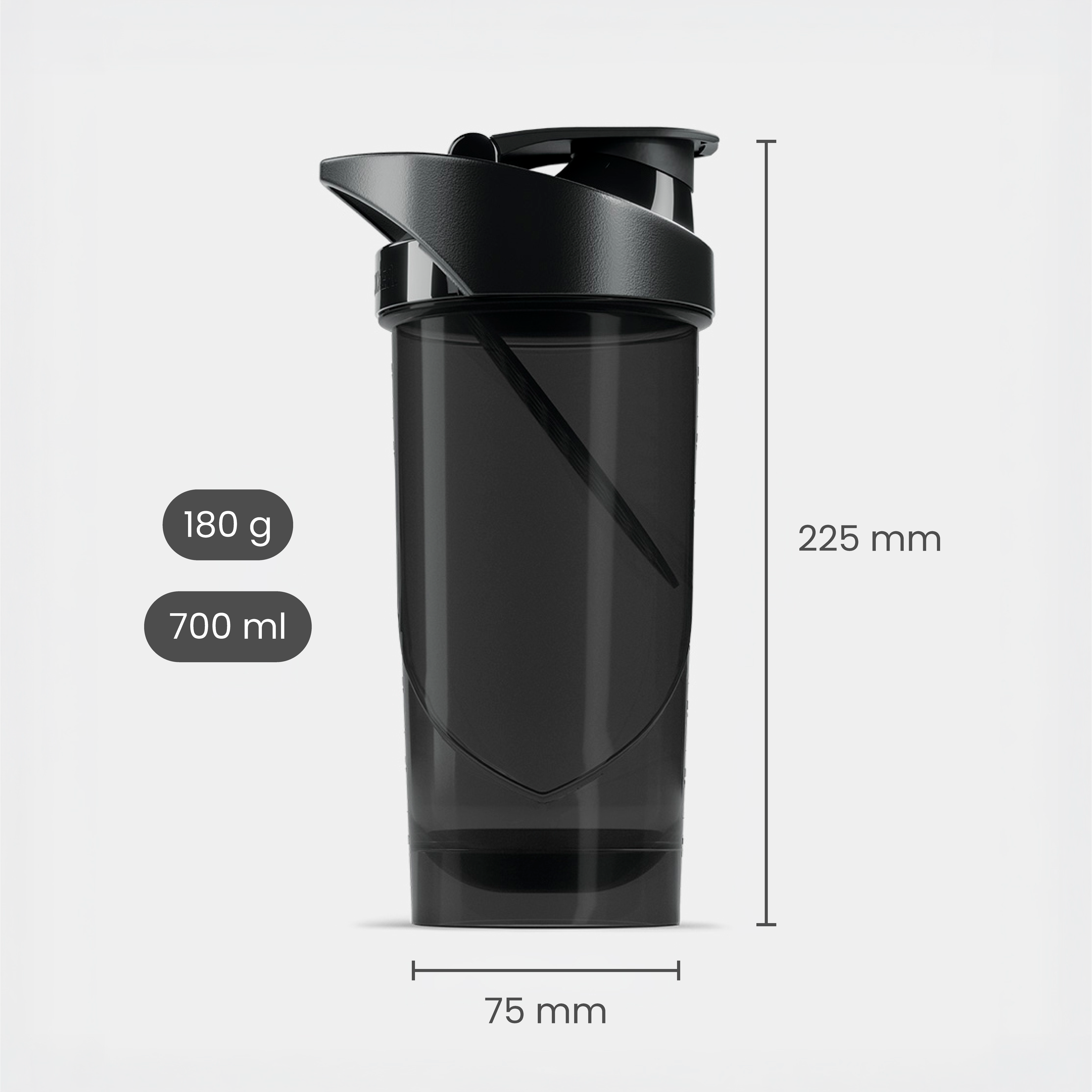 Shaker Shieldmixer® Hero Pro Dark Side, 700 ml
